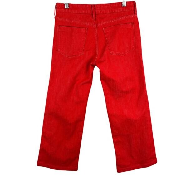 Paper Denim & Cloth Denim - VTG Paper Denim and Cloth Jeans Jayne Wide Leg Mid Rise 27 Chili Red Designer